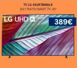 Master Cadena LG UHD AI ThinQ SMART TV 43" oferta