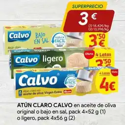 Minymas Calvo atún claro en aceite de oliva oferta