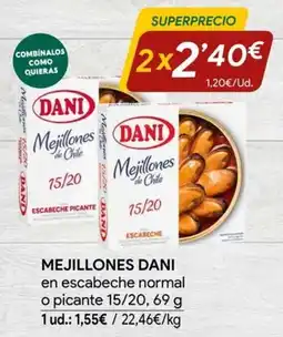 Minymas Dani mejillones de chile oferta