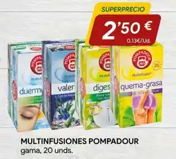 Minymas Multinfusiones pompadour gama oferta