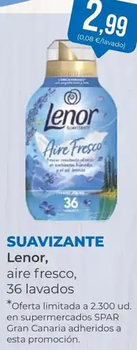 SPAR Gran Canaria Lenor suavizante aire fresco oferta