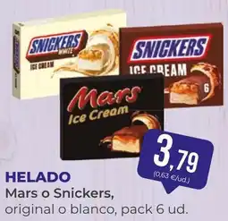 SPAR Gran Canaria Mars o Snickers, original o blanco oferta