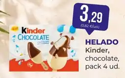SPAR Gran Canaria Kinder chocolate oferta