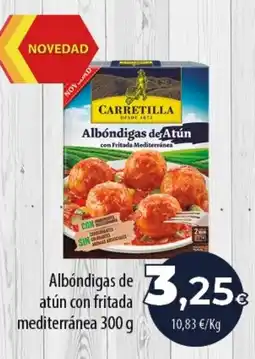 Spar Tenerife Carretilla albóndigas de atún con fritada mediterránea oferta