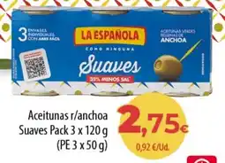 Spar Tenerife La Española aceitunas r/anchoa suaves oferta