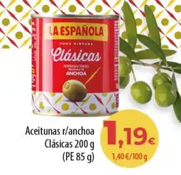 Spar Tenerife La Española aceitunas r/anchoa clásicas oferta