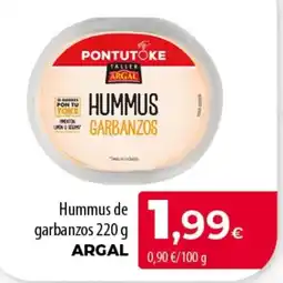 Spar Tenerife Argal hummus garbanzos oferta