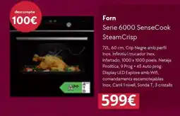 Master Cadena Forn Serie 6000 SenseCook SteamCrisp oferta