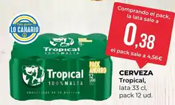 SPAR Gran Canaria Tropical 100% Malta oferta