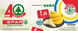 SPAR Gran Canaria spar plátano oferta