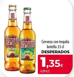 Spar Tenerife Desperados cerveza con tequila oferta