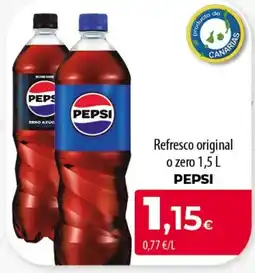 Spar Tenerife Pepsi refresco original o zero oferta