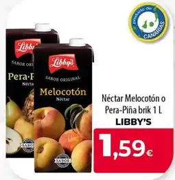 Spar Tenerife Libby's Néctar Melocotón o Pera-Piña oferta