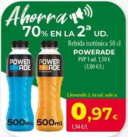 Spar Tenerife Powerade bebida isotónica oferta