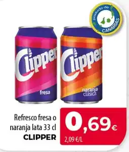 Spar Tenerife Clipper refresco fresa o naranja oferta