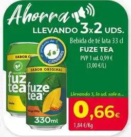 Spar Tenerife fuze tea oferta