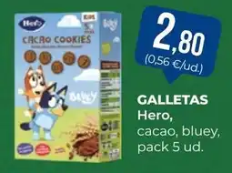 SPAR Gran Canaria Hero galletas cacao bluey oferta