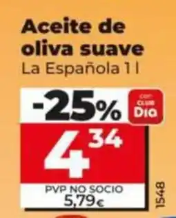 Dia Fresh La Española aceite de oliva suave oferta
