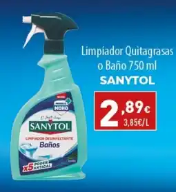 Spar Tenerife Sanytol limpiador quitagrasas o baño oferta