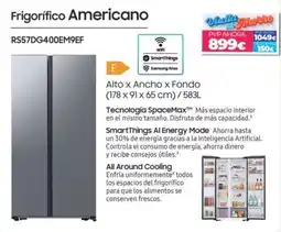 Electrocash Frigorífico Americano RS57DG400EM9EF oferta