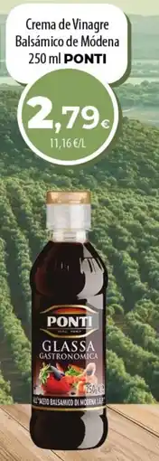 Spar Tenerife Ponti crema de vinagre balsámico de modena oferta