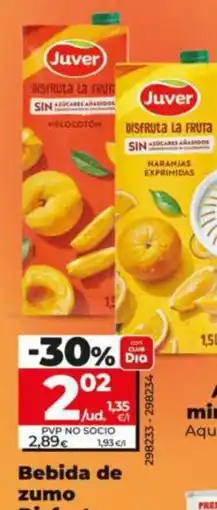 Dia Fresh Juver bebida de zumo oferta