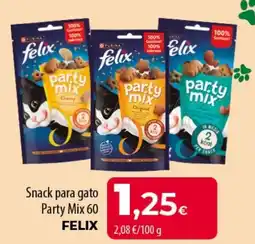 Spar Tenerife Felix snack para gato party mix 60 oferta
