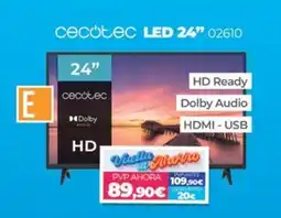 Electrocash cecotec led 24" 02610 oferta