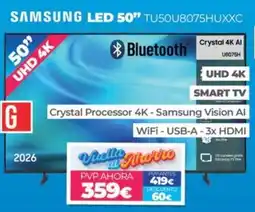 Electrocash Samsung led 50" tu50u8075huxxc oferta
