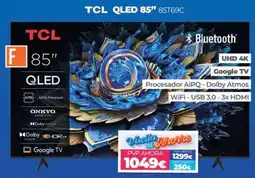 Electrocash Tcl qled 85" 85t69c oferta