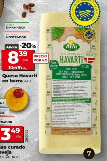 Maxi Dia Queso havarti arla oferta