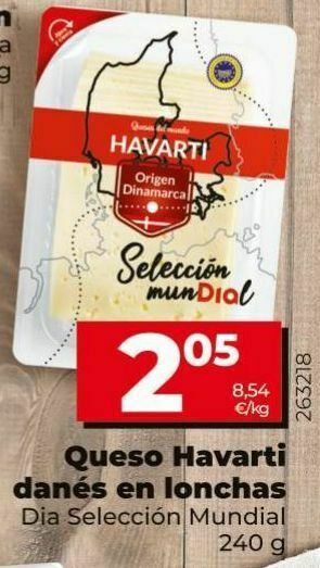 Maxi Dia Queso havarti dia oferta