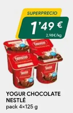 Masymas Yogur chocolate Nestlé oferta