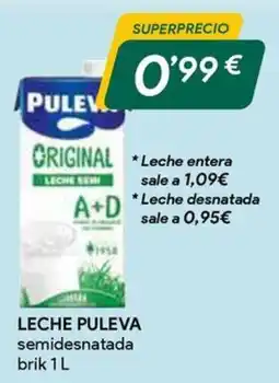 Masymas Leche puleva semidesnatada oferta