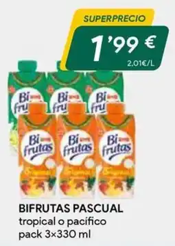 Masymas Bifrutas pascual tropical o pacifico oferta