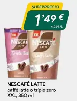 Masymas Nescafe latte caffè latte o triple zero oferta