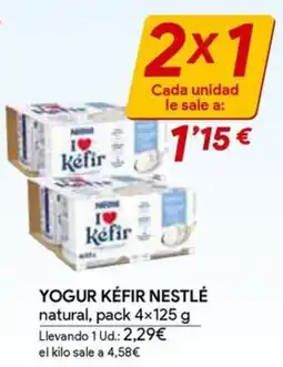Masymas Nestlé yogur kéfir natural oferta