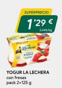 Masymas Yogur la lechera con fresas oferta