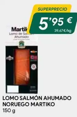 Masymas Martiko lomo salmón ahumado noruego oferta