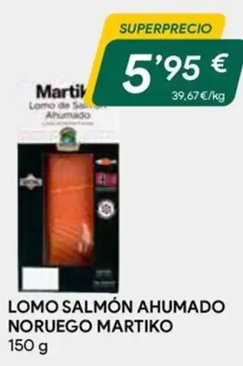 Martiko lomo salmón ahumado noruego