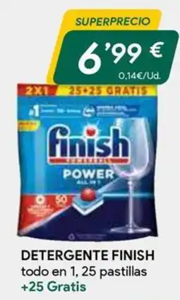 Masymas Finish detergente todo en 1 oferta