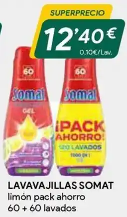Masymas Lavavajillas somat limón pack ahorro oferta