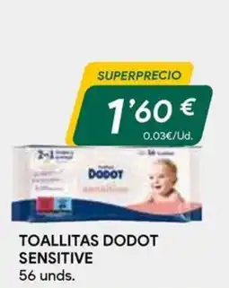 Masymas Dodot toallitas sensitive oferta