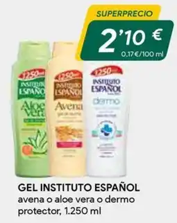 Masymas Gel instituto español avena o aloe vera o dermo protector oferta