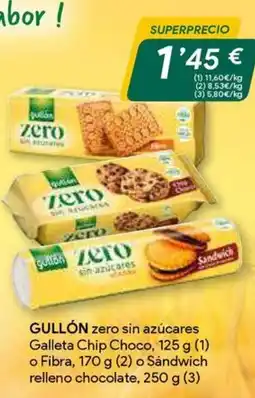 Masymas Gullón zero sin azúcares oferta