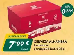 Masymas Cerveza Alhambra tradicional oferta
