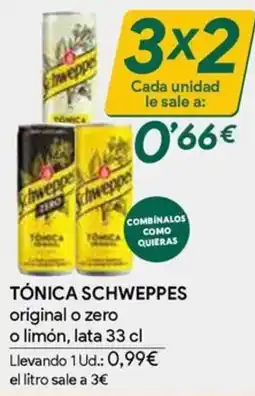 Masymas Tónica Schweppes oferta