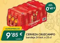 Masymas Cerveza Cruzcampo oferta