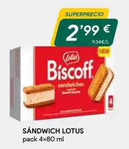Masymas Lotus Biscoff sandwiches oferta