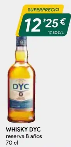 Masymas Whisky Dyc reserva 8 años oferta